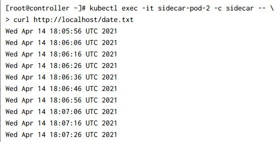 Kubernetes sidecar container usage & examples