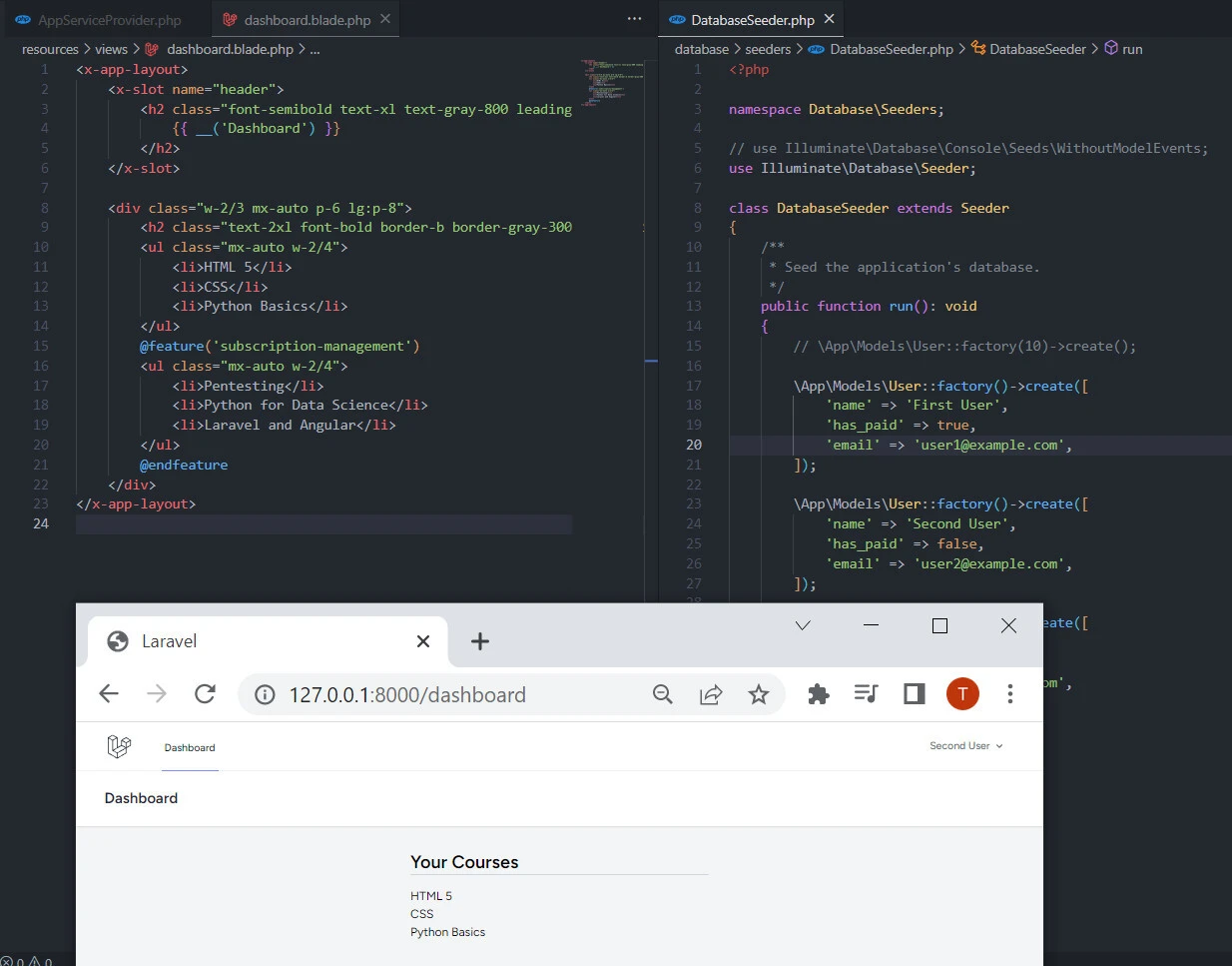 Using Laravel Pennant in Blade