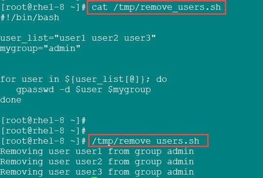 remove user from group