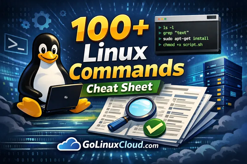 100+ Linux Commands Cheat Sheet (With Practical Examples)