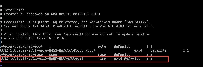 10 easy steps to move directory to another partition RHEL/CentOS 7/8