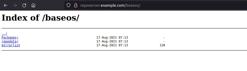 Setup local YUM/DNF repo server (HTTP) Rocky Linux 8