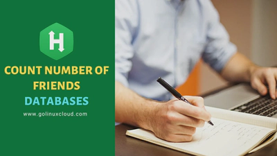 HackerRank Solution: Map Reduce Advanced - Count number of friends