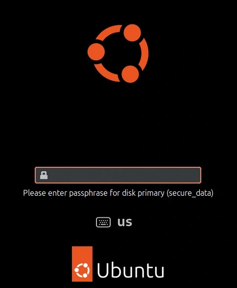 Ubuntu Plymouth passphrase prompt for LUKS mapper secure_data at boot