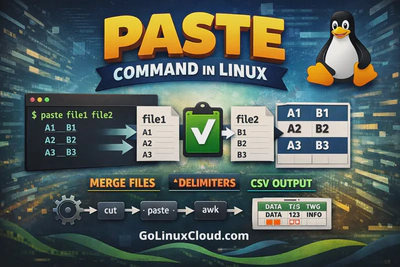 Paste Command in Linux: Examples, Use Cases & Cheat Sheet (2026 Guide)