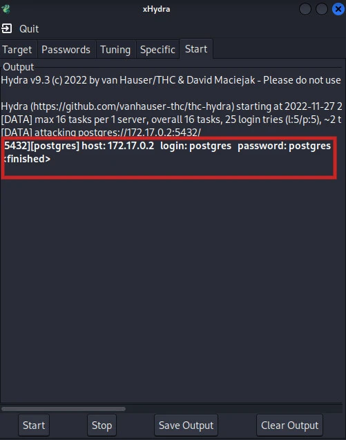 postgres brute force