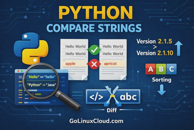 Python Compare Strings (==, Ignore Case, Substring, Examples)