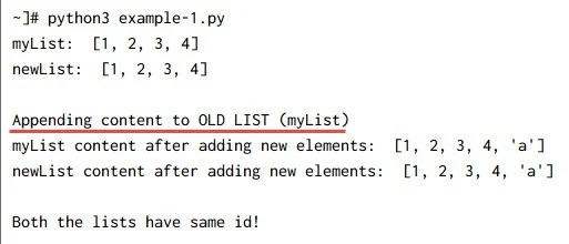 Python copy list - deepcopy() vs copy() with examples