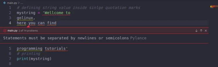 Python line continuation