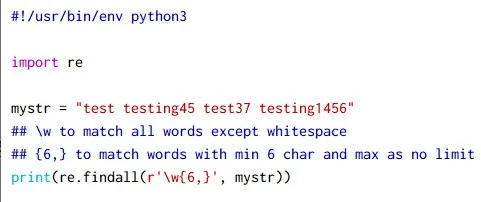 10+ basic examples to learn Python RegEx from scratch