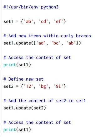10+ simple examples to learn python sets in detail