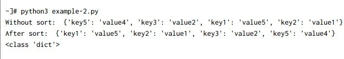 10 simple ways to sort dictionary by key in Python
