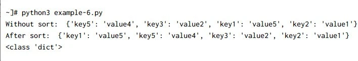 10 simple ways to sort dictionary by key in Python