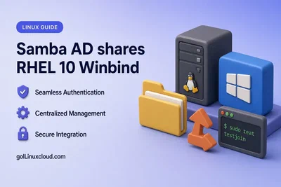Configure Samba Shares for Active Directory Users on RHEL 10