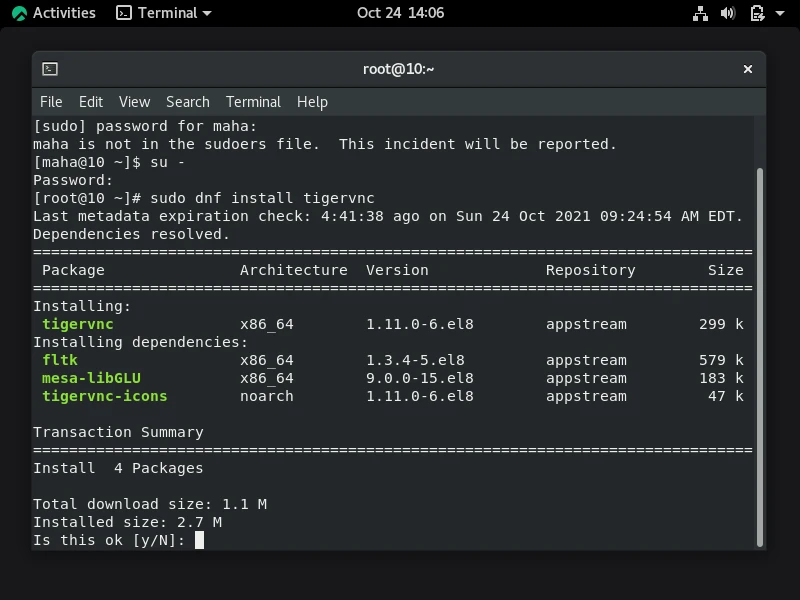 Setup VNC server in Rocky Linux 8 [Step-by-Step]