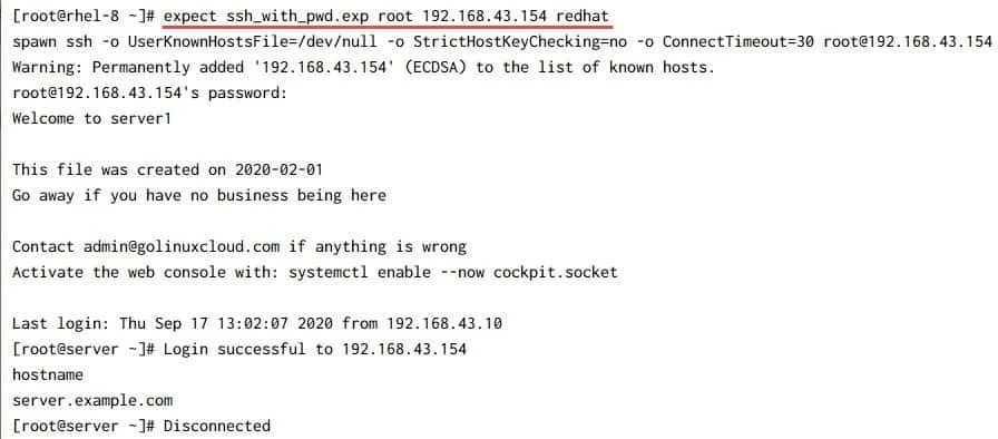 4 useful methods to automate ssh login with password in Linux