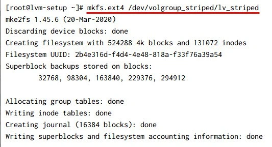 Create & Manage Striped Logical Volumes Linux [Step-by-Step]