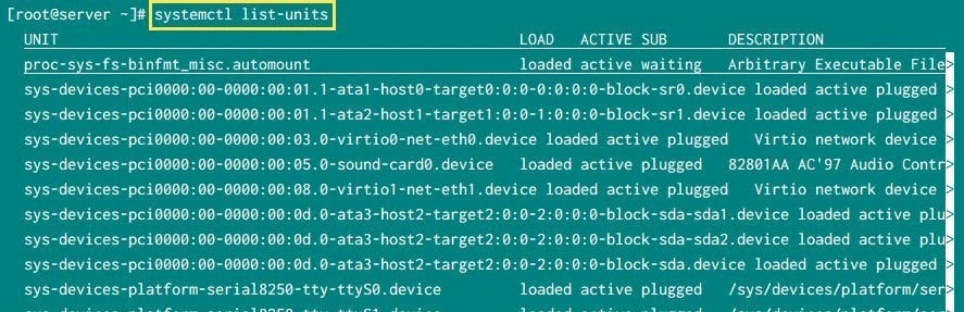 10+ commands to list all systemctl services with status