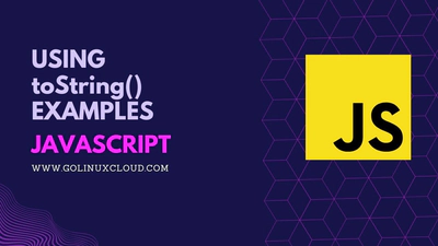 JavaScript toString() Method Usage with Examples