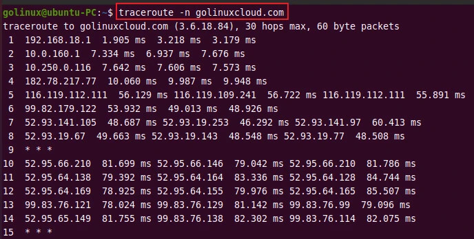 do not resolve ip addresses to their domain names