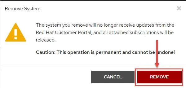 How to unregister RHEL 7 using Subscription Manager and Remove System Profile